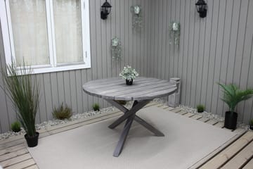 Scottsdale Fasta Spisebord 112 cm Rundt Shabby Chic - KWA - Hagemøbler & utemiljø - Hagebord - Spisebord ute