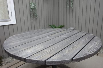 Scottsdale Fasta Spisebord 112 cm Rundt Shabby Chic - KWA - Hagemøbler & utemiljø - Hagebord - Spisebord ute