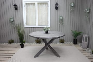 Scottsdale Fasta Spisebord 112 cm Rundt Shabby Chic - KWA - Hagemøbler & utemiljø - Hagebord - Spisebord ute