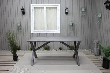 Scottsdale Fasta Spisebord 150 cm Shabby Chic - KWA - Hagemøbler & utemiljø - Hagebord - Spisebord ute