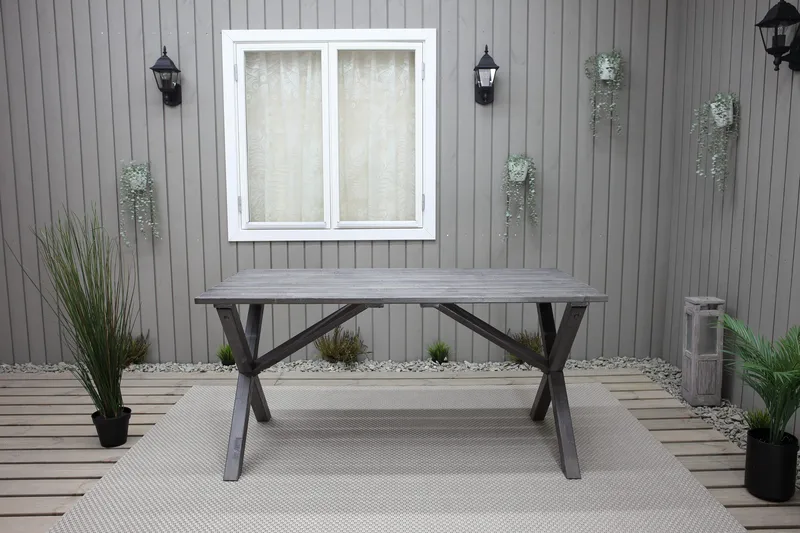 Scottsdale Fasta Spisebord 150 cm Shabby Chic - KWA - Hagemøbler & utemiljø - Hagebord - Spisebord ute