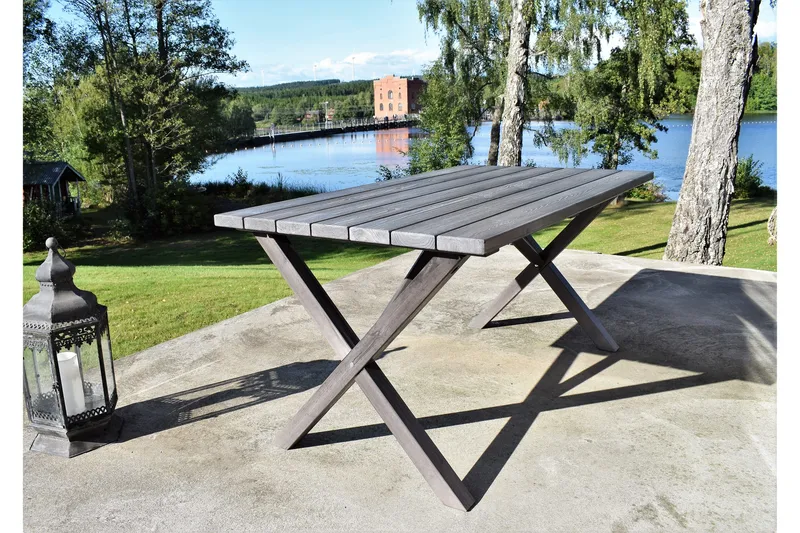 Scottsdale Fasta Spisebord 150 cm Shabby Chic - KWA - Hagemøbler & utemiljø - Hagebord - Spisebord ute