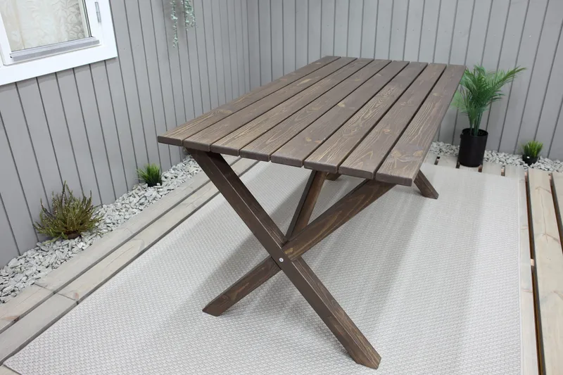 Scottsdale Spisebord 150 cm - Brun - Hagemøbler & utemiljø - Hagebord - Spisebord ute