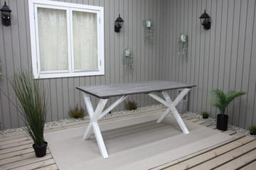 Scottsdale Spisebord 150 cm Grå/Hvit - KWA - Hagemøbler & utemiljø - Hagebord - Spisebord ute