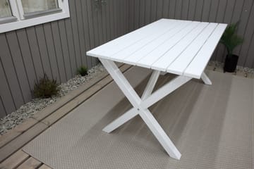 Scottsdale Spisebord 150 cm Hvit - Hagemøbler & utemiljø - Hagebord - Spisebord ute