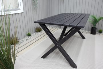 Scottsdale Spisebord 150 cm Kaffesvart - KWA - Hagemøbler & utemiljø - Hagebord - Spisebord ute