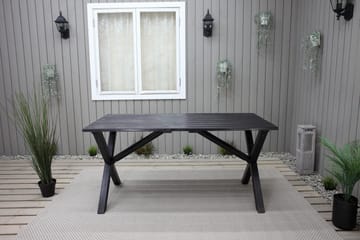 Scottsdale Spisebord 150 cm Kaffesvart - KWA - Hagemøbler & utemiljø - Hagebord - Spisebord ute