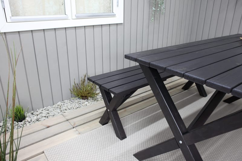 Scottsdale Spisebord 190 cm Svart - KWA - Hagemøbler & utemiljø - Hagebord - Spisebord ute