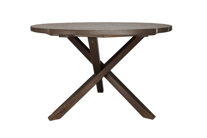Scottsdale Spisebord Rundt 112 cm - Brun - Hagemøbler & utemiljø - Hagebord - Spisebord ute