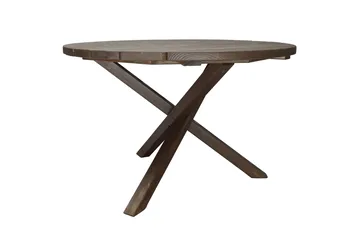 Scottsdale Spisebord Rundt 112 cm - Brun - Hagemøbler & utemiljø - Hagebord - Spisebord ute