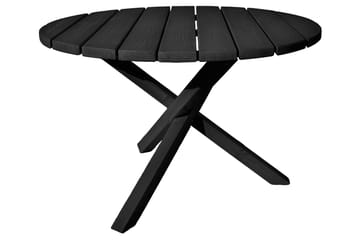 Scottsdale Spisebord Rundt 112 cm - Kaffesvart - Hagemøbler & utemiljø - Hagebord - Spisebord ute