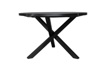 Scottsdale Spisebord Rundt 112 cm - Kaffesvart - Hagemøbler & utemiljø - Hagebord - Spisebord ute
