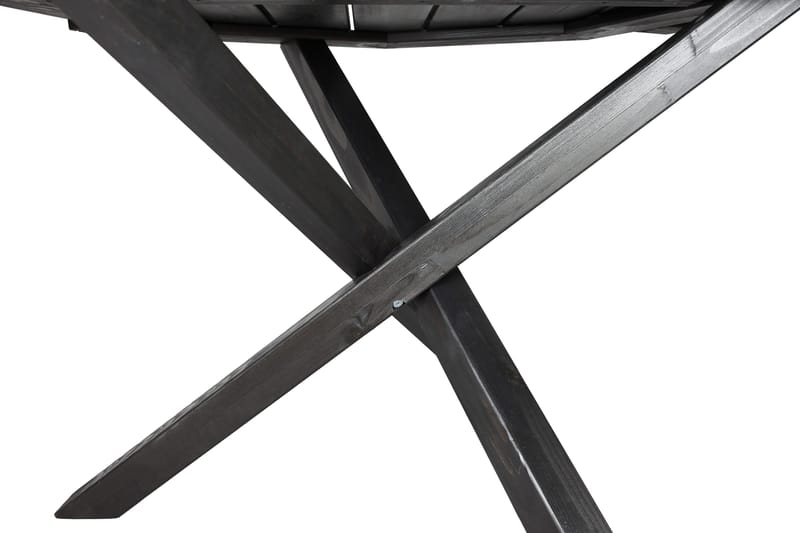 Scottsdale Spisebord Rundt 112 cm - Kaffesvart - Hagemøbler & utemiljø - Hagebord - Spisebord ute