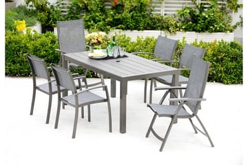 Solana Spisebord 160 cm - Grå - Hagemøbler & utemiljø - Hagebord - Spisebord ute