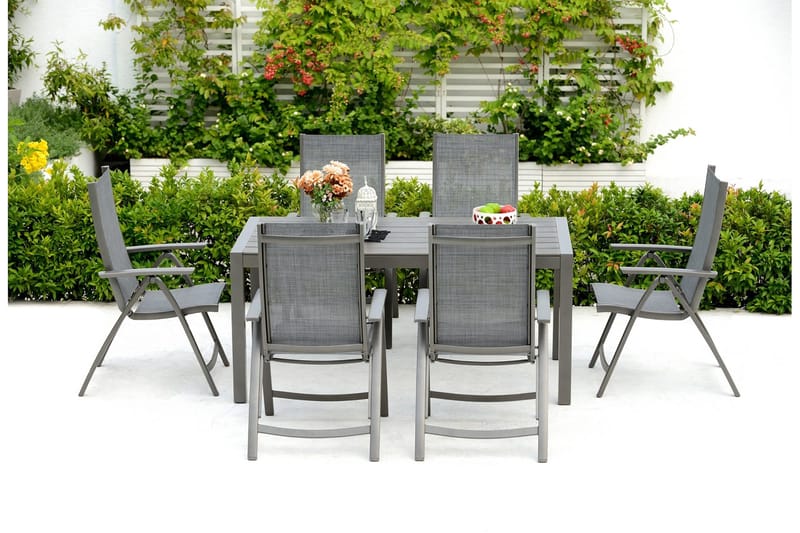 Solana Spisebord 160 cm - Grå - Hagemøbler & utemiljø - Hagebord - Spisebord ute