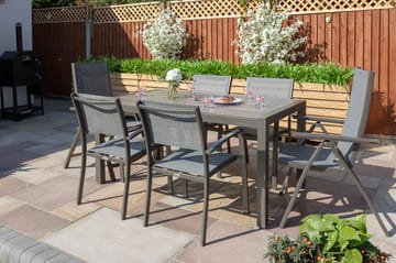 Solana Spisebord 160 cm - Grå - Hagemøbler & utemiljø - Hagebord - Spisebord ute