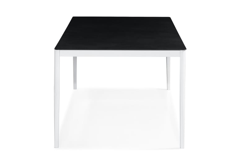 Spisebord Alex 200x100 cm - Hvit|Grå Steinlook - Spisebord ute