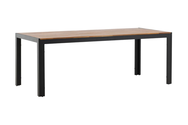 Spisebord Bois 200 cm Svart/Brun - Venture Home - Spisebord ute