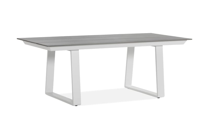 Spisebord Braås 200 cm - Aintwood/Hvit - Spisebord ute