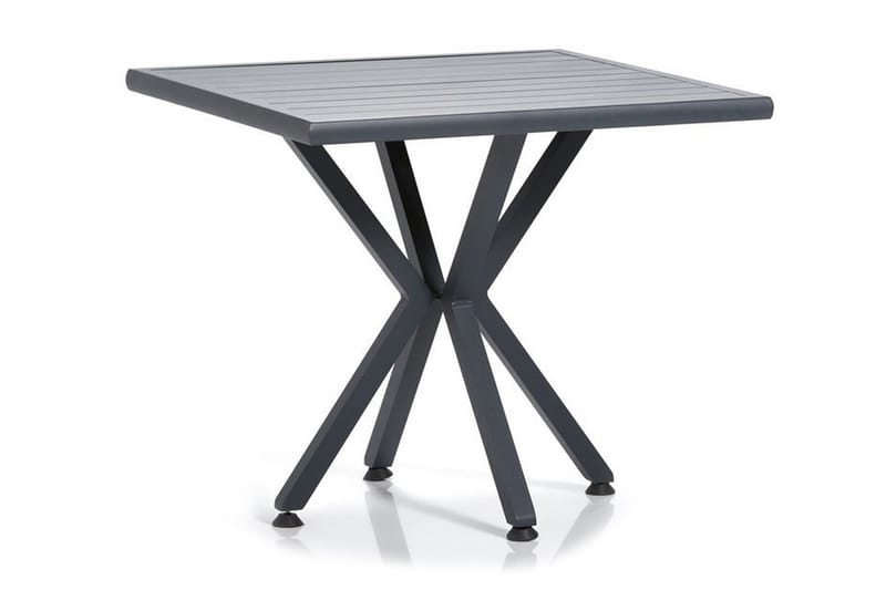 Spisebord Cravans 90x90x90 cm - Grå - Spisebord ute