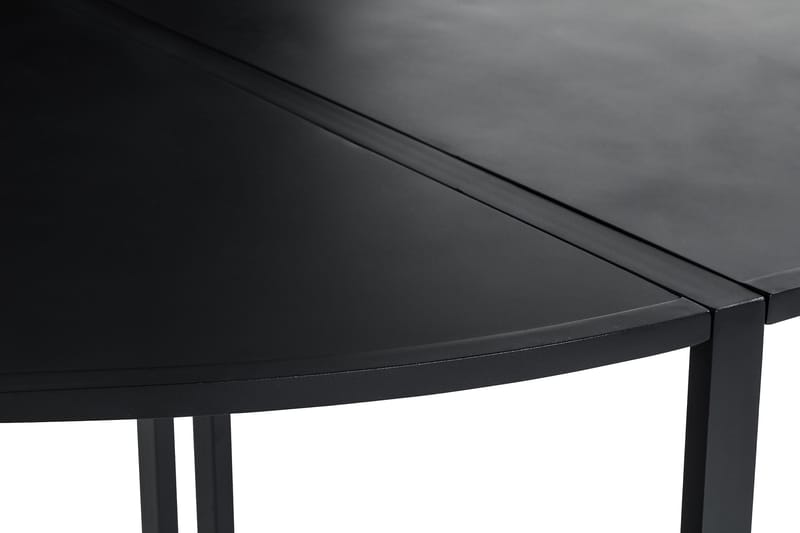 Spisebord Flippy 140 cm Rundt - Svart - Spisebord ute
