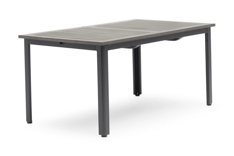 Spisebord Hillerstorp Ammi Forlengningsbart 150 cm - Aintwood/Grå/Svart - Spisebord ute