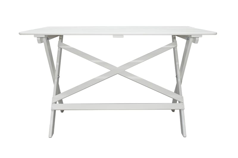 Spisebord Larios 126 cm - Hvit - Spisebord ute