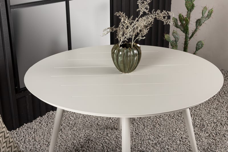 Spisebord Lina 120 cm Rundt Grå - Venture Home - Spisebord ute