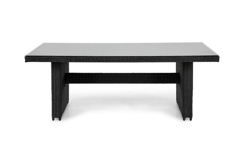 Spisebord Marcus 200x100 cm - Svart - Spisebord ute