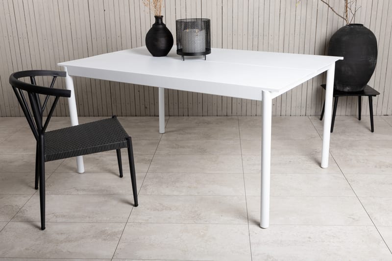 Spisebord Modena 150 cm Hvit/grå - Venture Home - Spisebord ute