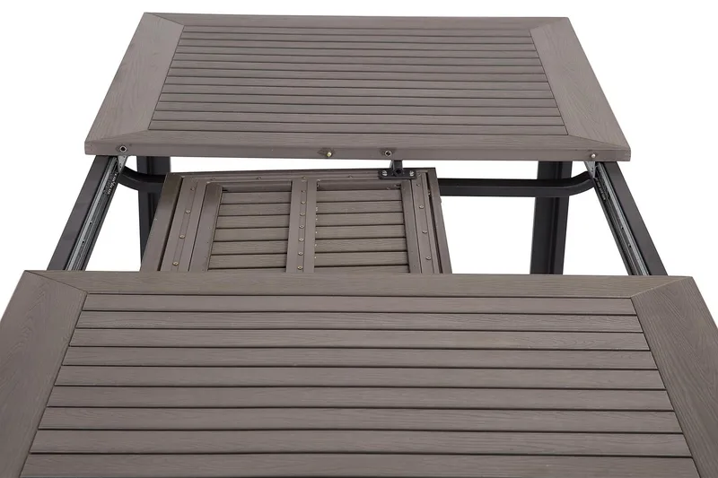 Spisebord Monaco Forlengningsbart 152-210x90 cm - Svart - Hagemøbler & utemiljø - Hagebord - Spisebord ute