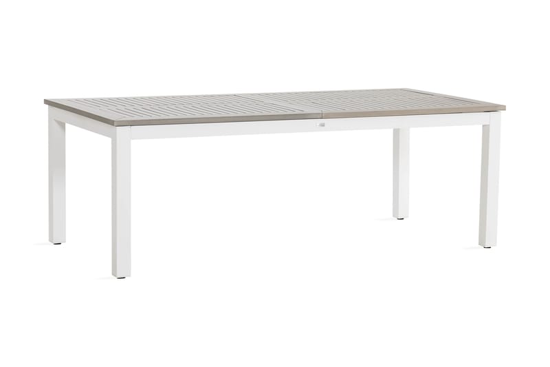Spisebord Monaco Forlengningsbart 220-280x100 cm - Hvit - Spisebord ute