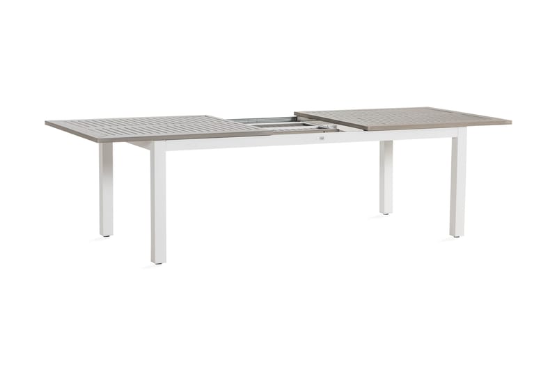 Spisebord Monaco Forlengningsbart 220-280x100 cm - Hvit - Spisebord ute