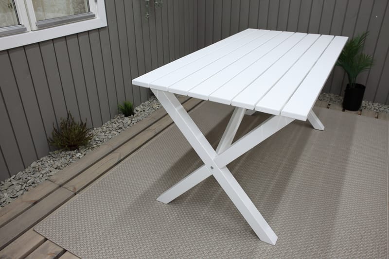 Spisebord Scottsdale 150 cm Hvit - Spisebord ute