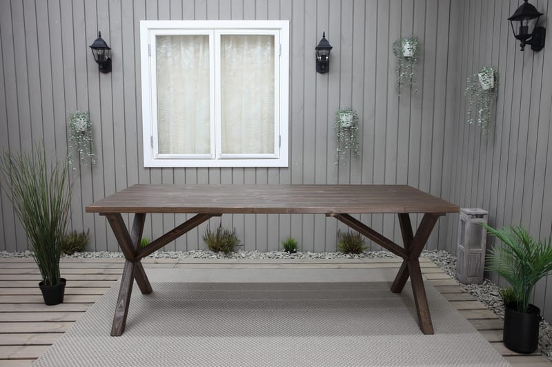 Spisebord Scottsdale 190 cm - Brun - Spisebord ute