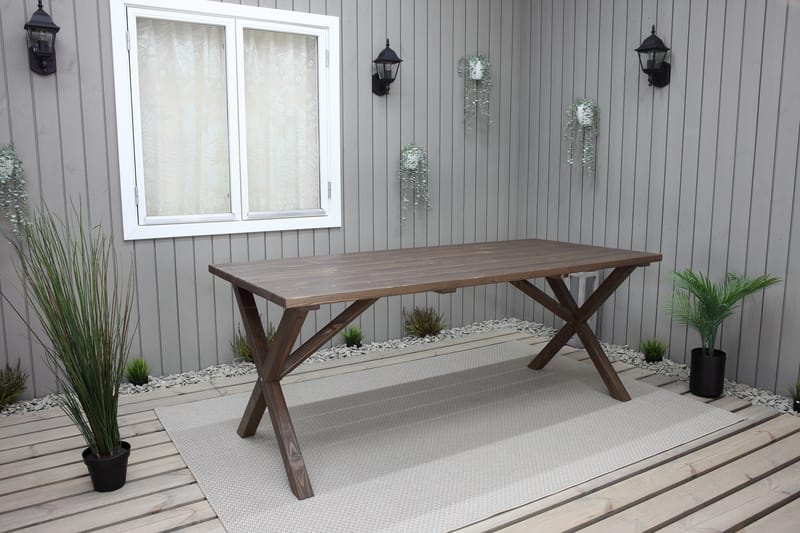 Spisebord Scottsdale 190 cm - Brun - Hagemøbler & utemiljø - Hagebord - Spisebord ute