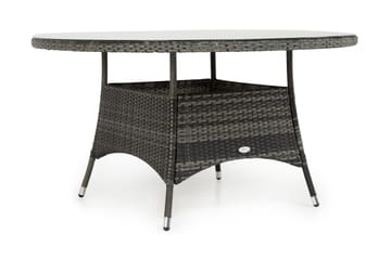 Spisebord Thor 140 cm Rundt - Grå - Hagemøbler & utemiljø - Hagebord - Spisebord ute