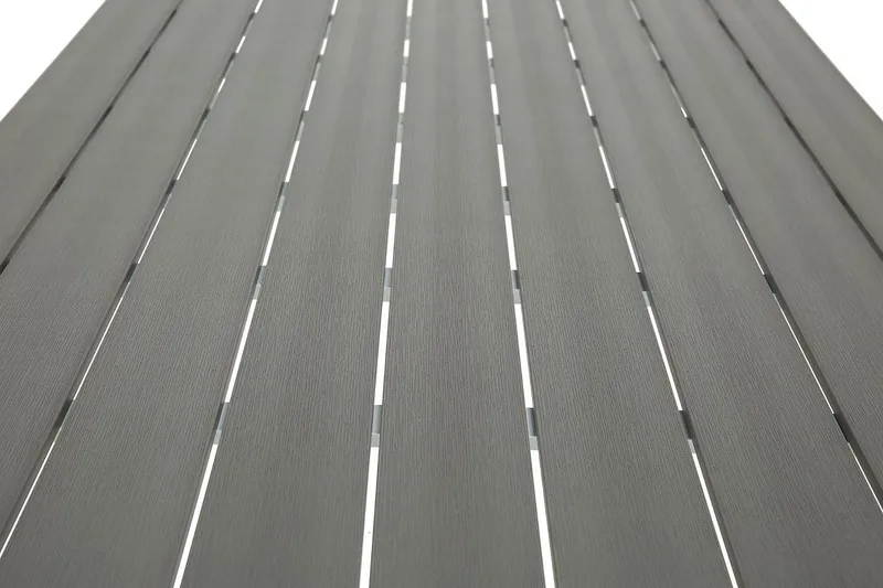 Spisebord Tunis 205x90 cm - Hvit/Grå - Hagemøbler & utemiljø - Hagebord - Spisebord ute