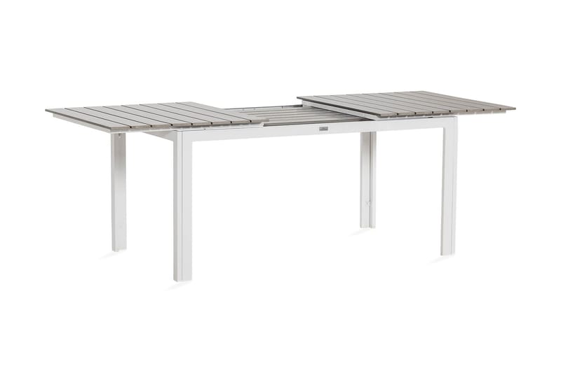 Spisebord Tunis Forlengningsbart 152-200x90 - Hvit|Grå - Spisebord ute