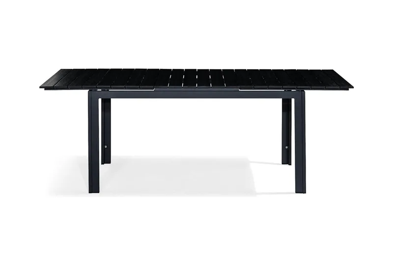 Spisebord Tunis Forlengningsbart 152-210x90 - Svart/Svart - Hagemøbler & utemiljø - Hagebord - Spisebord ute
