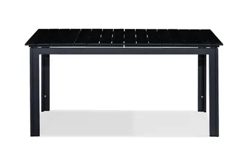 Spisebord Tunis Forlengningsbart 152-210x90 - Svart/Svart - Hagemøbler & utemiljø - Hagebord - Spisebord ute
