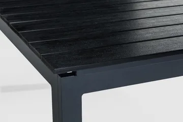 Spisebord Tunis Forlengningsbart 152-210x90 - Svart/Svart - Hagemøbler & utemiljø - Hagebord - Spisebord ute