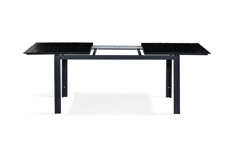 Spisebord Tunis Forlengningsbart 152-210x90 - Svart/Svart - Hagemøbler & utemiljø - Hagebord - Spisebord ute