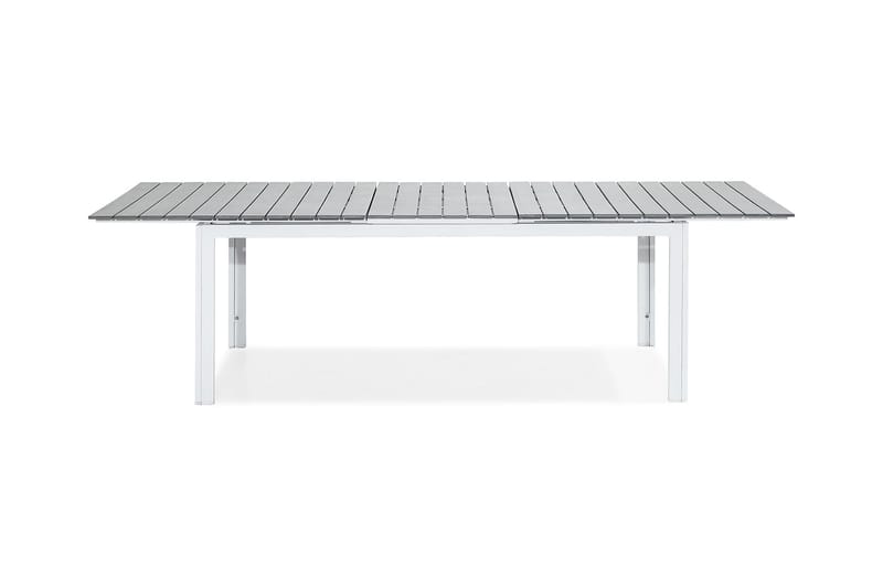 Spisebord Tunis Forlengningsbart 220-280x100 cm - Hvit|Grå - Spisebord ute