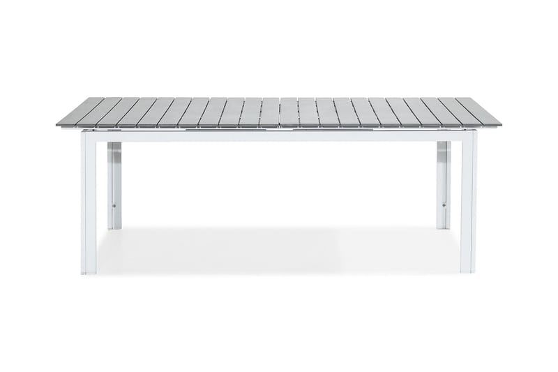 Spisebord Tunis Forlengningsbart 220-280x100 cm - Hvit|Grå - Spisebord ute