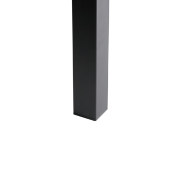 Spisebord utendørs Feletto 90x180 cm Stein - Grå/Svart - Hagemøbler & utemiljø - Hagebord - Spisebord ute