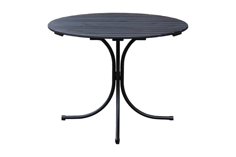 Spisebord Vaxholm Rundt 100 cm - Mørkegrå - Spisebord ute