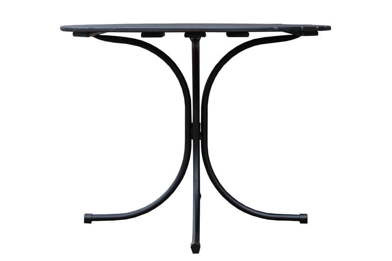 Spisebord Vaxholm Rundt 100 cm - Mørkegrå - Spisebord ute
