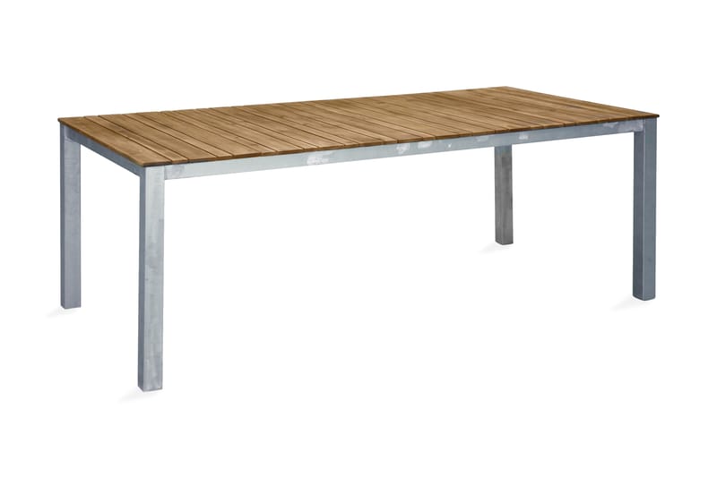 Spisebord Zenia 200 cm Silver/Brun - Venture Home - Spisebord ute