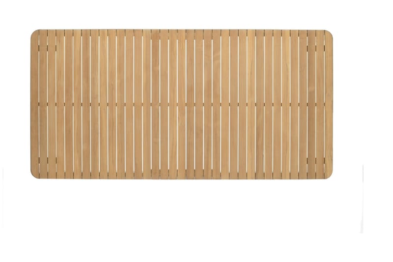 Spisebord Portals 209 cm - Hvit/Tre - Spisebord ute
